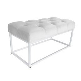 Ławka CHESTERFIELD tkanina Welur loft ławka metal