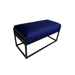 Ławka KAYA tkanina Welur loft ławka metal