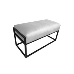 Ławka KAYA tkanina Welur loft ławka metal