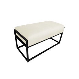 Ławka KAYA tkanina Welur loft ławka metal