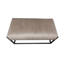 Ławka KAYA tkanina Welur loft ławka metal