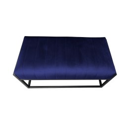 Ławka KAYA tkanina Welur loft ławka metal