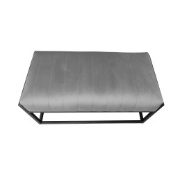 Ławka KAYA tkanina Welur loft ławka metal