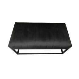 Ławka KAYA tkanina Welur loft ławka metal