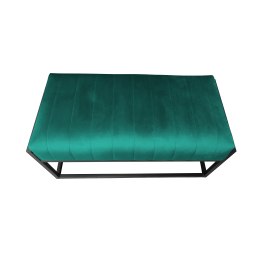 Ławka KAYA tkanina Welur loft ławka metal