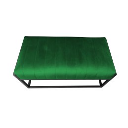 Ławka KAYA tkanina Welur loft ławka metal