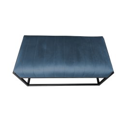 Ławka KAYA tkanina Welur loft ławka metal