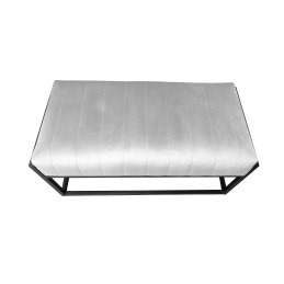 Ławka KAYA tkanina Welur loft ławka metal