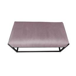 Ławka KAYA tkanina Welur loft ławka metal