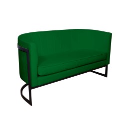 Sofa Glamour tkanina Welur – elegancka z czarną podstawą