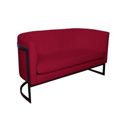 Sofa Glamour tkanina Welur – elegancka z czarną podstawą