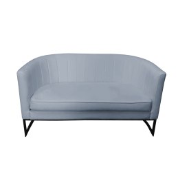 Sofa Glamour tkanina Welur – elegancka z czarną podstawą
