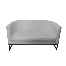 Sofa Glamour tkanina Welur – elegancka z czarną podstawą