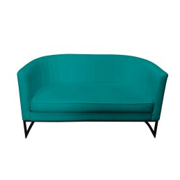 Sofa Glamour tkanina Welur podstawa metalowa