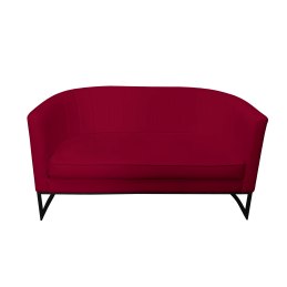 Sofa Glamour tkanina Welur – elegancka z czarną podstawą