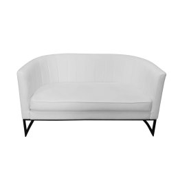 Sofa Glamour tkanina Welur – elegancka z czarną podstawą