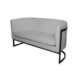 Sofa Glamour tkanina Welur – elegancka z czarną podstawą