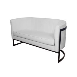 Sofa Glamour tkanina Welur – elegancka z czarną podstawą