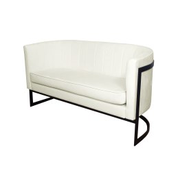 Sofa Glamour tkanina Welur – elegancka z czarną podstawą