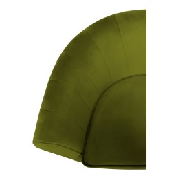 Sofa Glamour tkanina Welur – elegancka z czarną podstawą