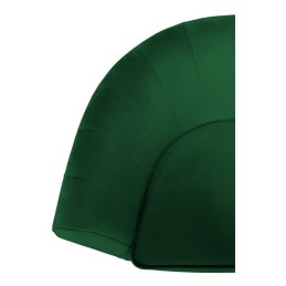 Sofa Glamour tkanina Welur – elegancka z czarną podstawą