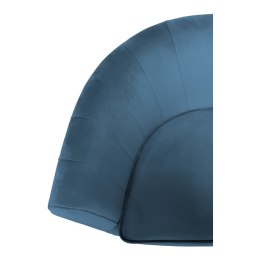 Sofa Glamour tkanina Welur – elegancka z czarną podstawą