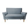 Sofa DENVER tkanina Welur noga drewniana