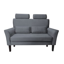 Sofa DENVER tkanina Welur noga drewniana