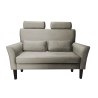Sofa DENVER tkanina Welur noga drewniana