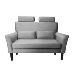 Sofa DENVER tkanina Welur noga drewniana