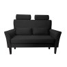 Sofa DENVER tkanina Welur noga drewniana