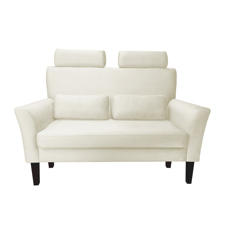 Sofa DENVER tkanina Welur noga drewniana