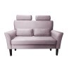 Sofa DENVER tkanina Welur noga drewniana