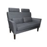 Sofa DENVER tkanina Welur noga drewniana