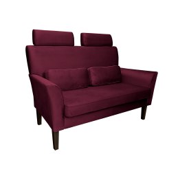 Sofa DENVER tkanina Welur noga drewniana