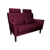 Sofa DENVER tkanina Welur noga drewniana