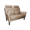 Sofa DENVER tkanina Welur noga drewniana