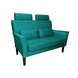 Sofa DENVER tkanina Welur noga drewniana