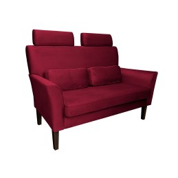 Sofa DENVER tkanina Welur noga drewniana