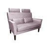 Sofa DENVER tkanina Welur noga drewniana