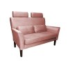 Sofa DENVER tkanina Welur noga drewniana