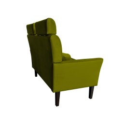 Sofa DENVER tkanina Welur noga drewniana