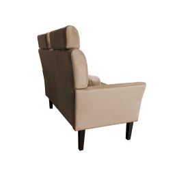 Sofa DENVER tkanina Welur noga drewniana