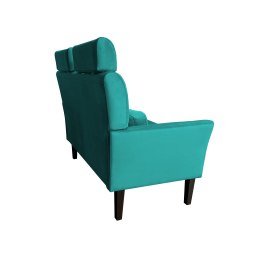 Sofa DENVER tkanina Welur noga drewniana