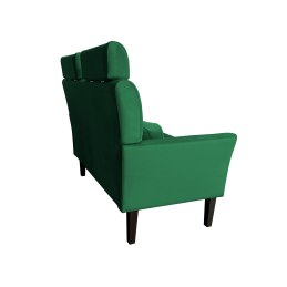 Sofa DENVER tkanina Welur noga drewniana