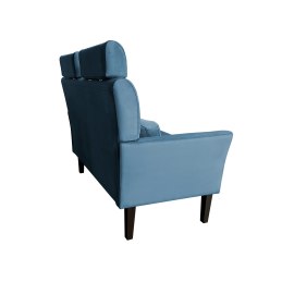 Sofa DENVER tkanina Welur noga drewniana