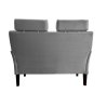 Sofa DENVER tkanina Welur noga drewniana