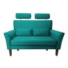 Sofa DENVER tkanina Welur noga drewniana