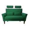 Sofa DENVER tkanina Welur noga drewniana
