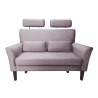 Sofa DENVER tkanina Welur noga drewniana